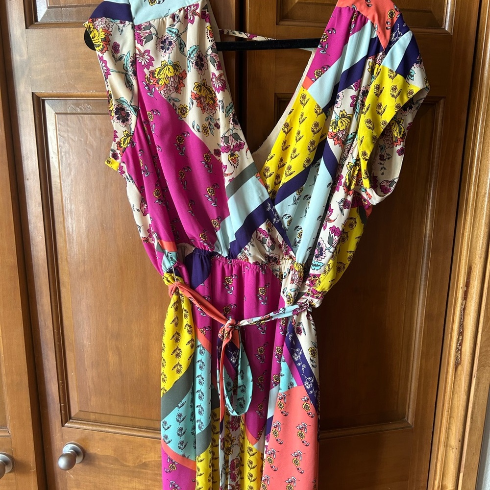DR2 Multicolor Asymmetrical Dress